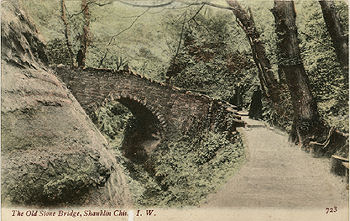 The old stone bridge in Shanklin chine